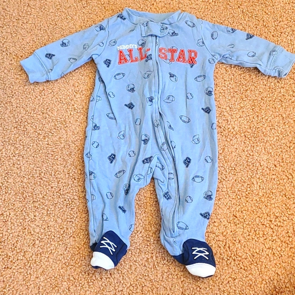 Mommy's All-star Baby Footie Pajamas
